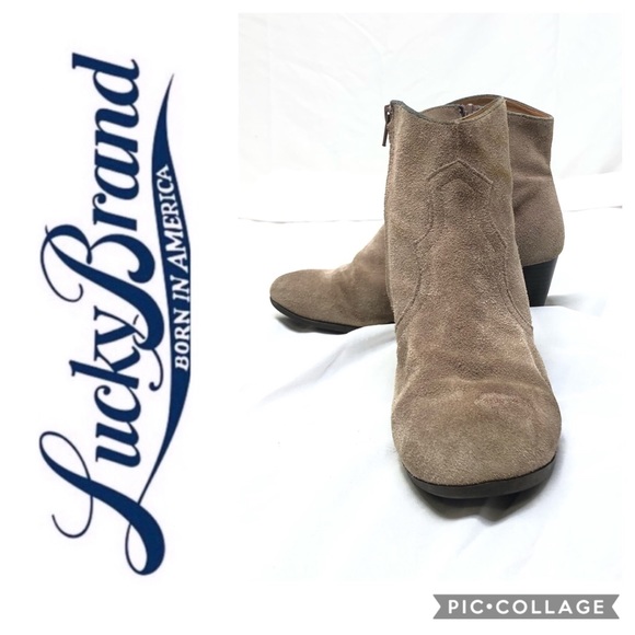 Lucky Brand Shoes - Lucky Brand Suede Ankle Boots
